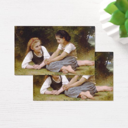 Les Noisettes: Young Girls Collecting Hazelnuts (Desk)
