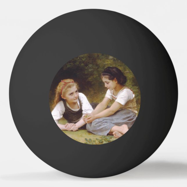 Les Noisettes: Young Girls Collecting Hazelnuts Ping Pong Ball (Front)