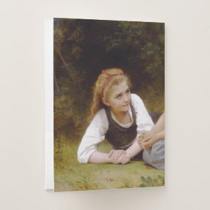 Les Noisettes: Young Girls Collecting Hazelnuts Pocket Folder
