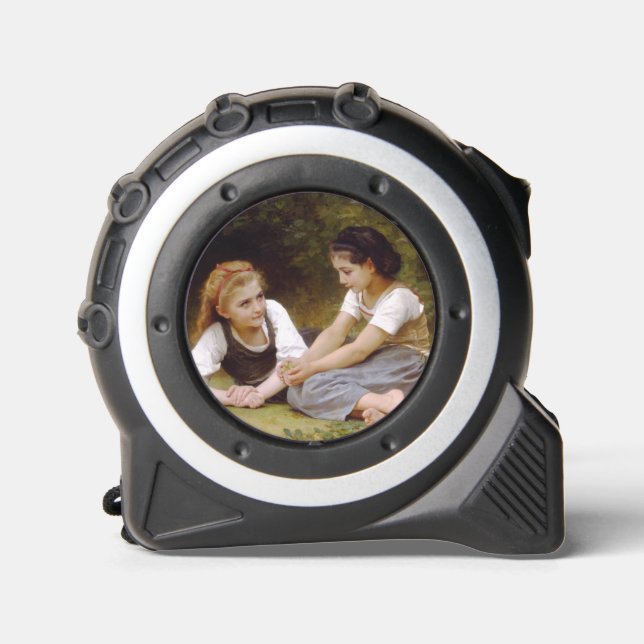 Les Noisettes: Young Girls Collecting Hazelnuts Tape Measure (Front)