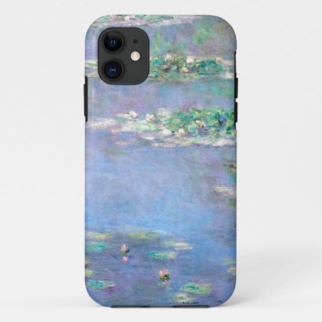 Les Nympheas Water Lilies by Claude Monet Case-Mate iPhone Case (Back)