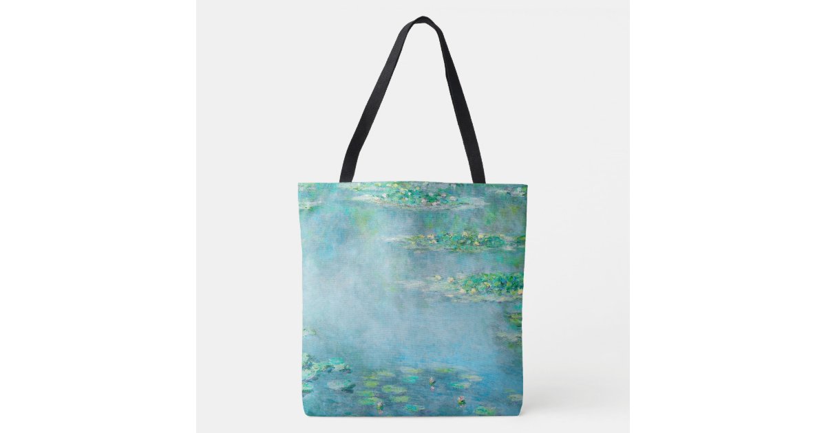 Les Nympheas Water Lilies Impressionism Fine Art Tote Bag Zazzle