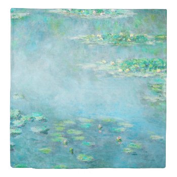Les Nympheas Water Lilies Monet Fine Art Duvet Cover by monet_paintings at Zazzle