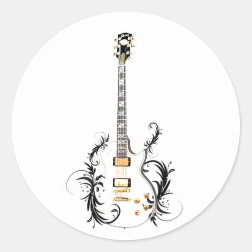 les_paul classic round sticker