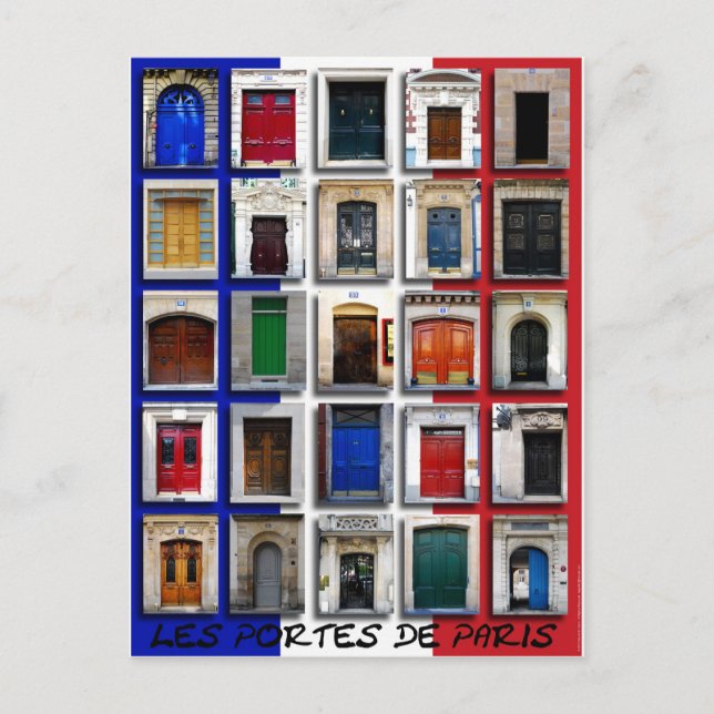 Les Portes De Paris Postcard (Front)