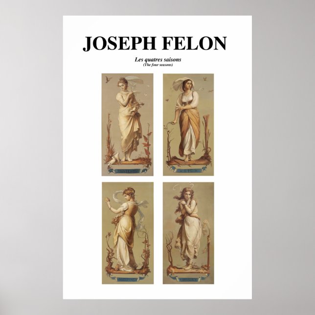 Les quatres saisons (The four seasons) Poster (Front)