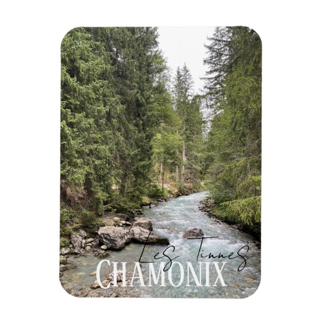 les tinnes, Chamonix, Mont Blanc, French Alpes Magnet (Vertical)
