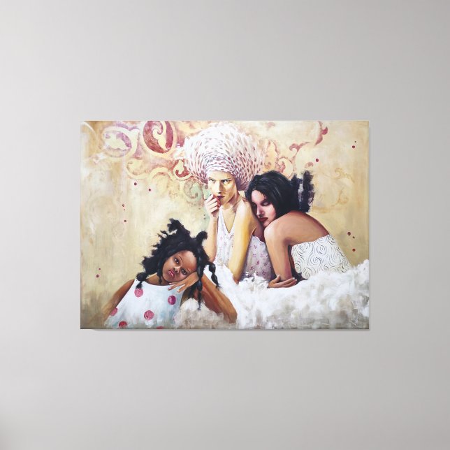 les trois femme canvas print (Front)