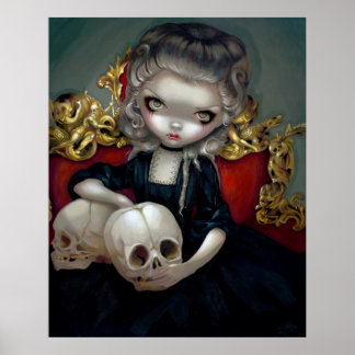 Les Vampires: Les Crânes ART PRINT rococo vampire