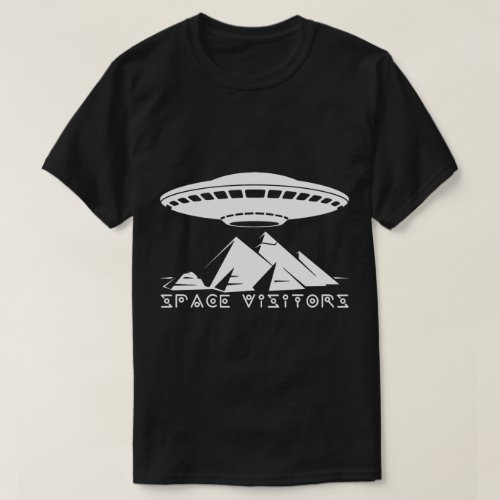 Les visiteurs et les pyramides blanches T_Shirt