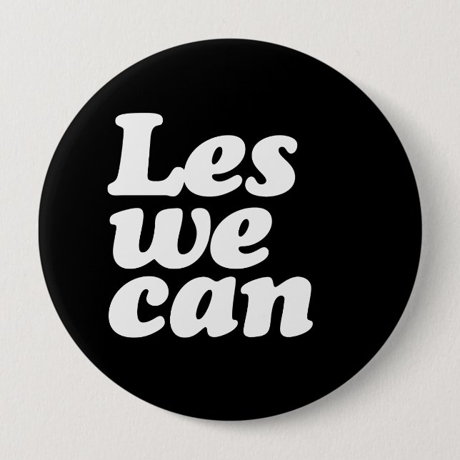 LES WE CAN BUTTON (Front)