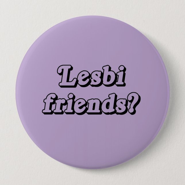 LESBI FRIENDS BUTTON (Front)