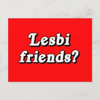 Lesbi Friends? Postcard