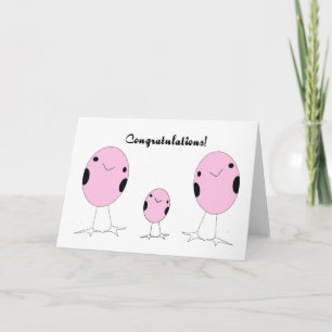 Lesbian adopted a girl congratulations card