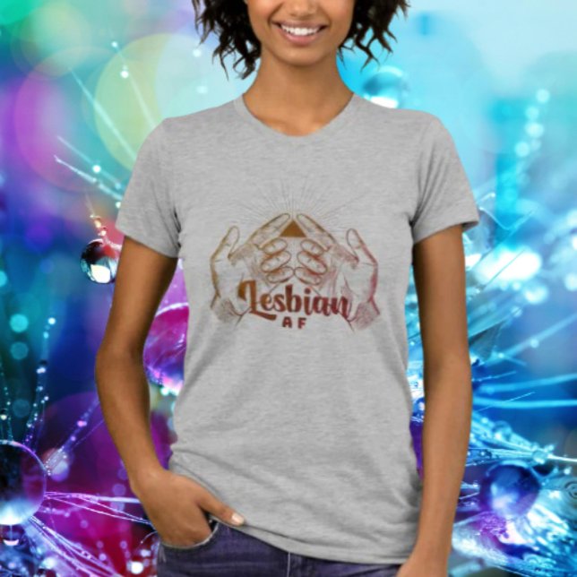 Lesbian AF Magic Hands T-Shirt (Creator Uploaded)