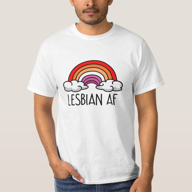 LESBIAN AF T-Shirt (Front)