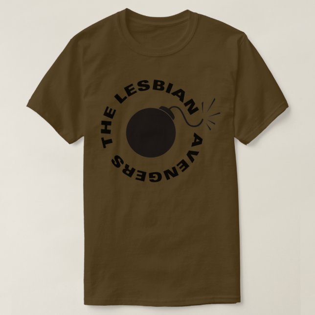 Lesbian Avengers Fitted Gift Perfect T-Shirt (Design Front)