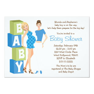 Gay couple baby shower invitations - Hot men Rocky horror picture show tsweet transvestite