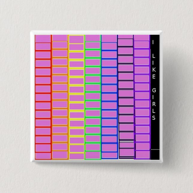 Lesbian Badge Pinback Button (Front)