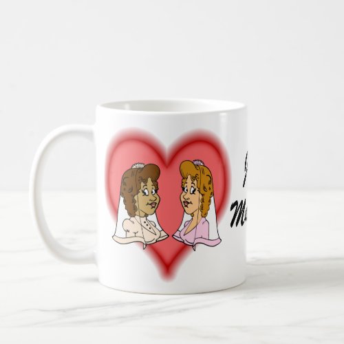 Lesbian Bi_Racial Couple Coffee Mug