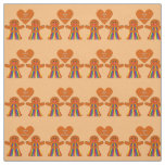 Lesbian Christmas Gingerbread Ladies Couple  Fabric