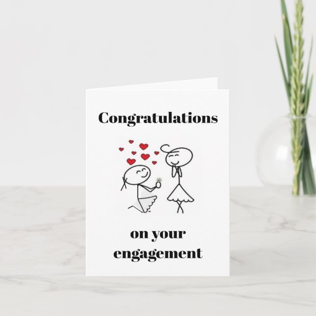 Lesbian Congratulations on your engagement Card (Front)