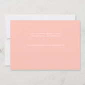 Lesbian Couple Hers and Hers Couples Shower Pink Invitation (Back)