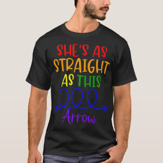 Lesbian Couple Matching Outfits Gay Pride LGBTQ Co T-Shirt