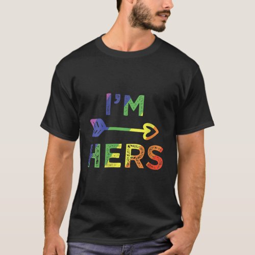 Lesbian Couple Shirts Im Hers Matching LGBT Pride 