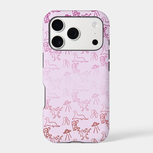 Lesbian Cryptid Pride Iphone Case (Back)