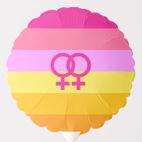 Lesbian Dawn Pride WLW Balloon