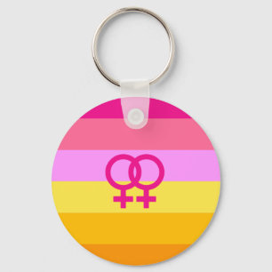 Lesbian Dawn Pride WLW Keychain