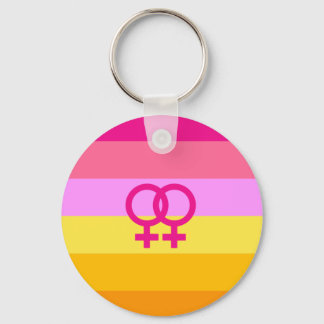 Lesbian Dawn Pride WLW Keychain