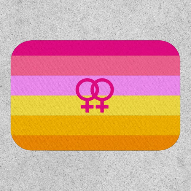 Lesbian Dawn Pride WLW Patch (Front)