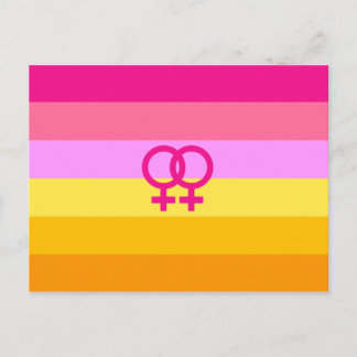 Lesbian Dawn Pride WLW Postcard