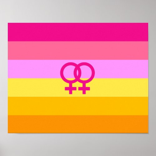 Lesbian Dawn Pride WLW Poster