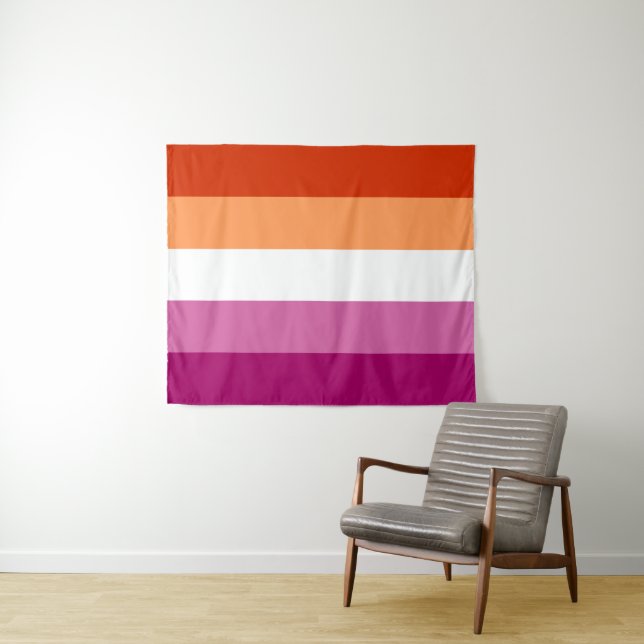 Lesbian Flag 50 x 60 Tapestry (In Situ (Horizontal))
