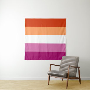 Lesbian Flag 57 x 57 Tapestry