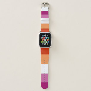 Lesbian Flag Apple Watch Band