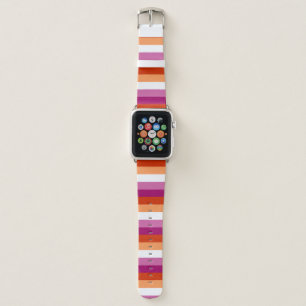 Lesbian Flag Apple Watch Band