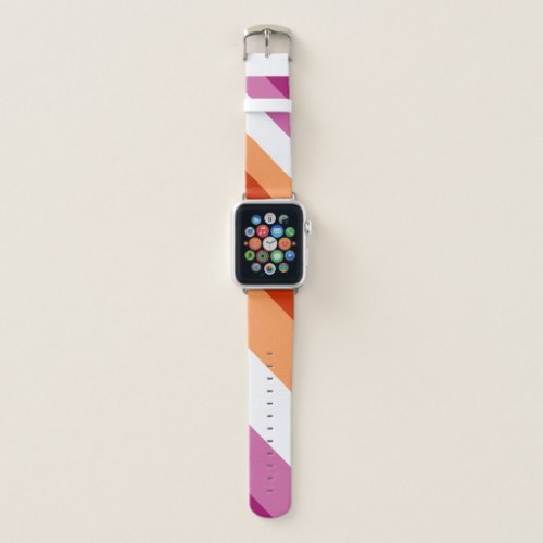 Lesbian flag  apple watch band