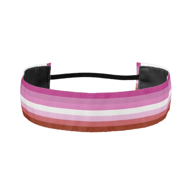 Lesbian Flag Athletic Headband