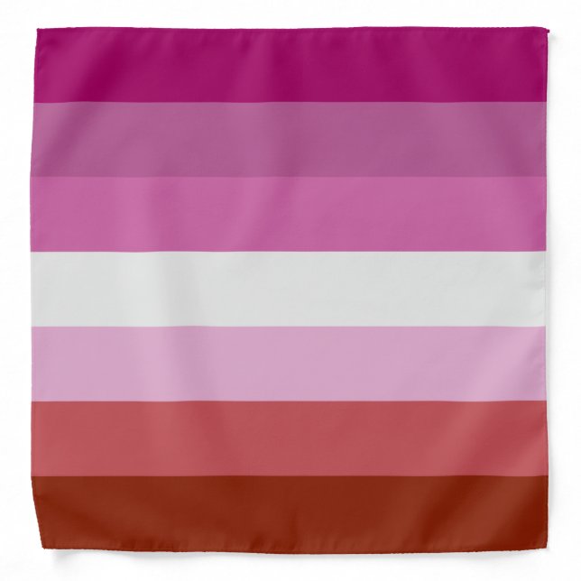 Lesbian Flag Bandana (Front)