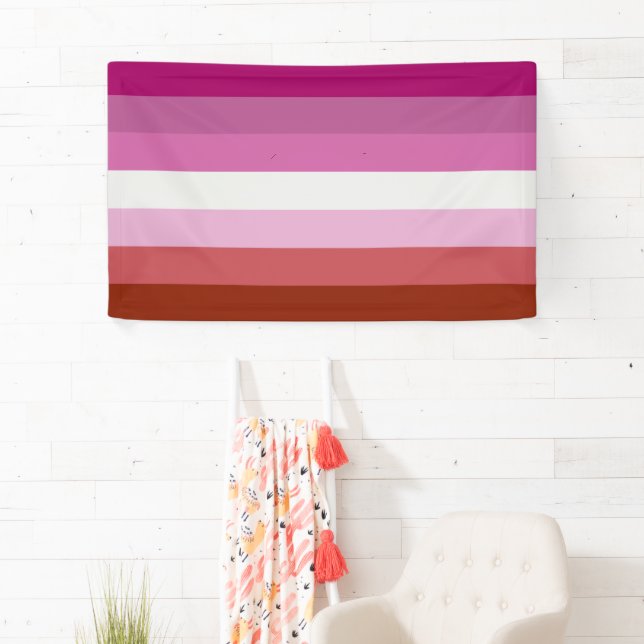 Lesbian Flag Banner (Insitu)