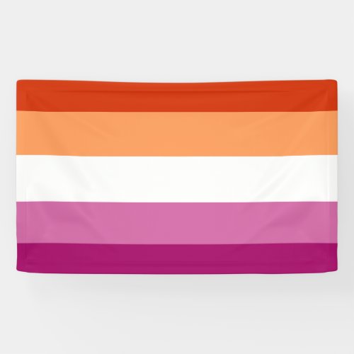 Lesbian Flag Banner