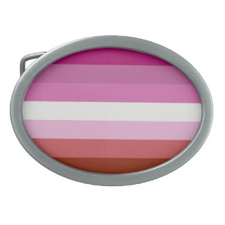Lesbian Flag Belt Buckle