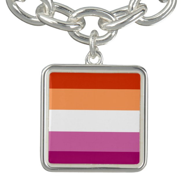 Lesbian Flag Bracelet (Design)