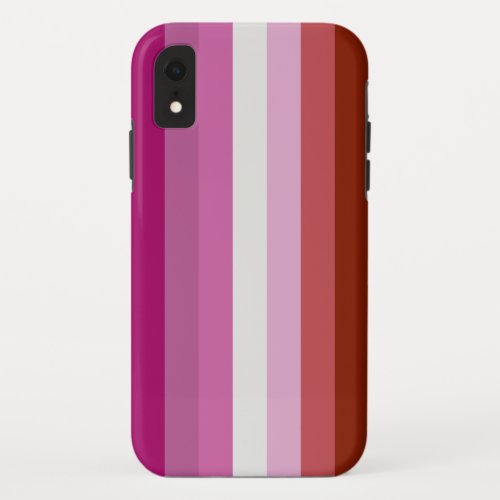 Lesbian Flag iPhone XR Case