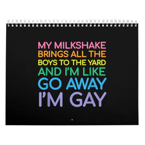 Lesbian flag gay pride Rainbow Calendar