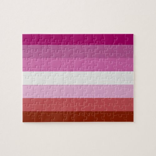 Lesbian Flag Jigsaw Puzzle